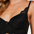 Voorgevormde longline beugel bh Mara, Zwart
