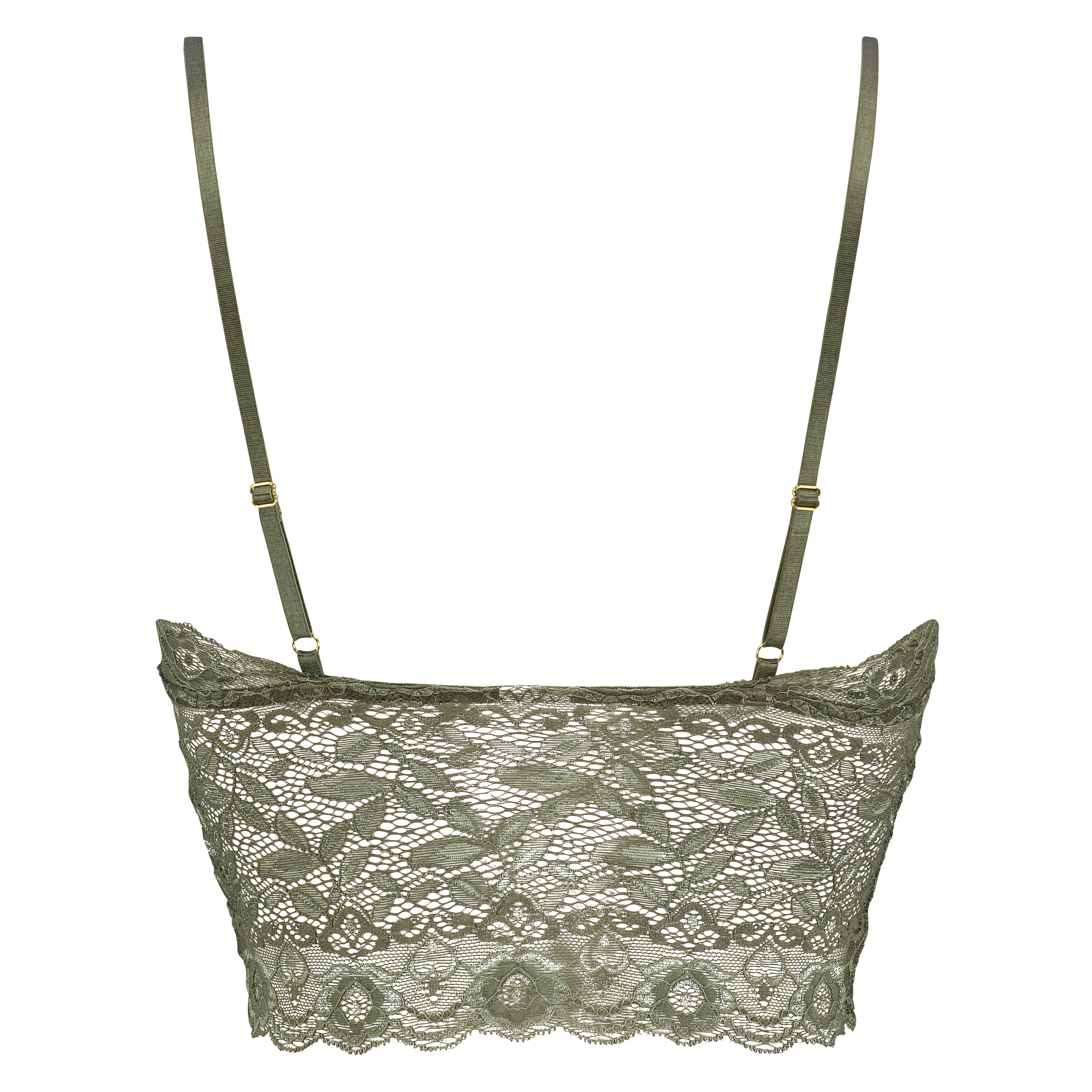 Bralette longline Fancy, Vert, main