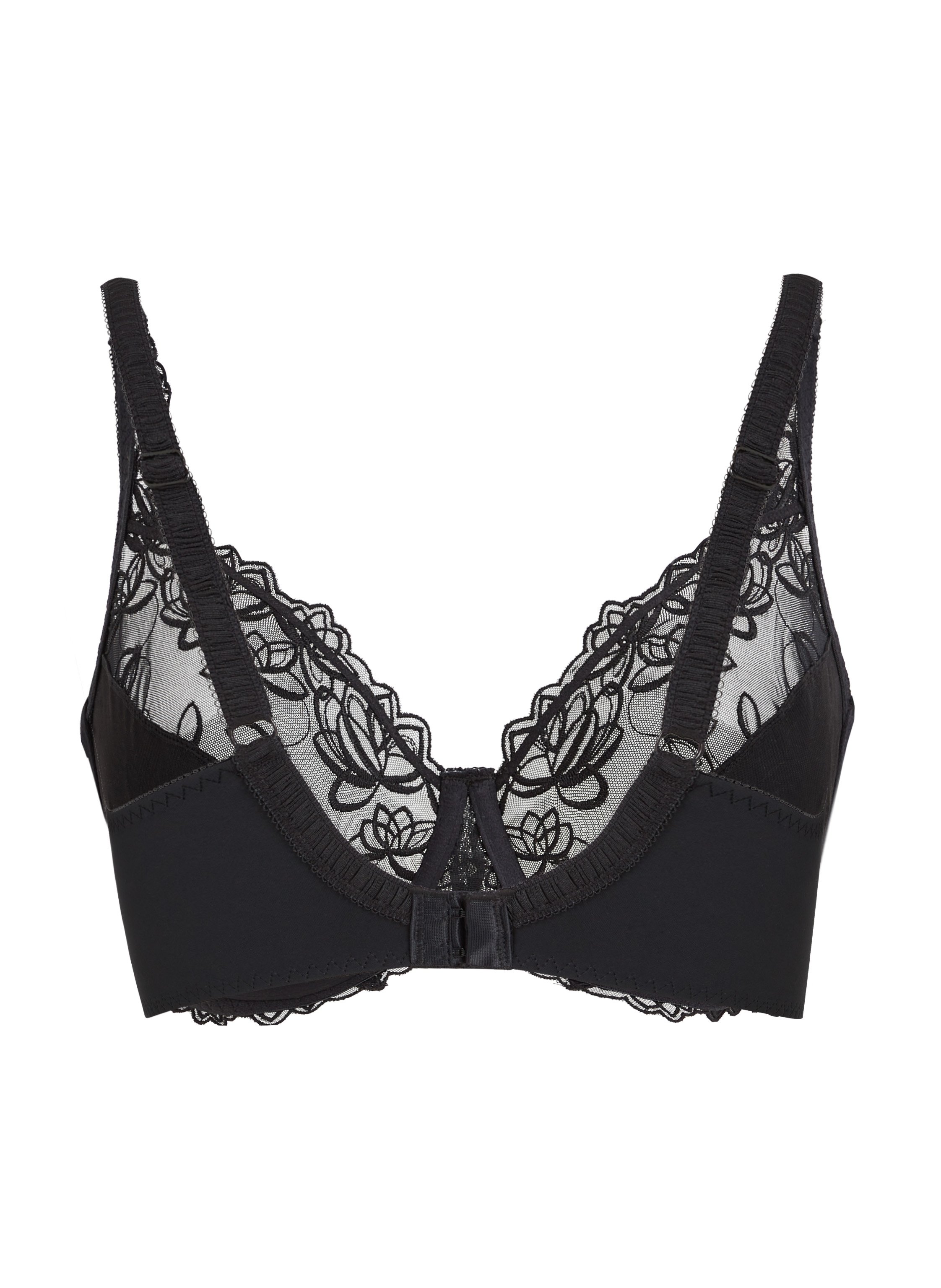 Soutien-gorge &agrave; armatures non-pr&eacute;form&eacute; Diva, Noir, main