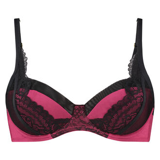 Soutien-gorge corbeille rembourr&eacute; Lotus Ann Kathrin, Pourpre