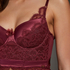 Soutien-gorge &agrave; armatures pr&eacute;form&eacute; longline Heather, Rouge