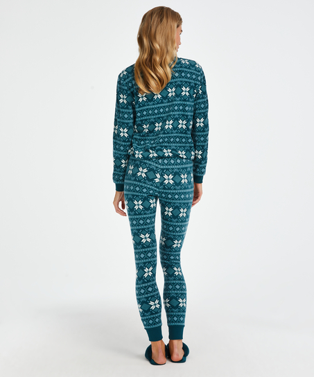 Pyjama Fleece, Bleu