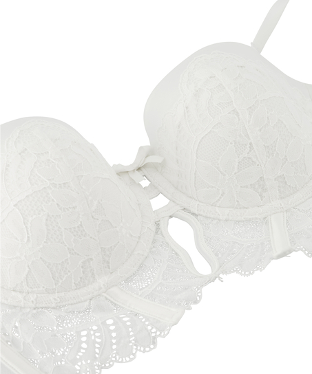 Voorgevormde strapless beugel bh Jamie, Wit