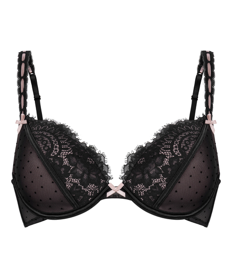 Soutien-gorge &agrave; armatures rembourr&eacute; Dorothy, Noir