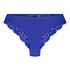 Slip br&eacute;silien Invisible Lace Back, Bleu