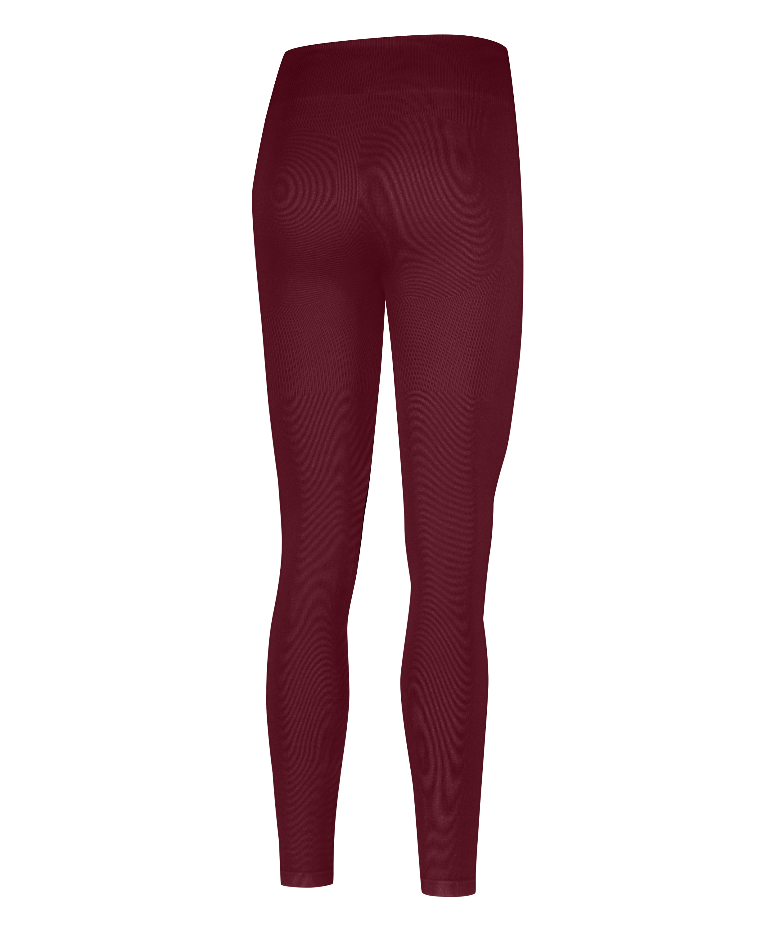 HKMX High waisted naadloze sportlegging, Rood, main