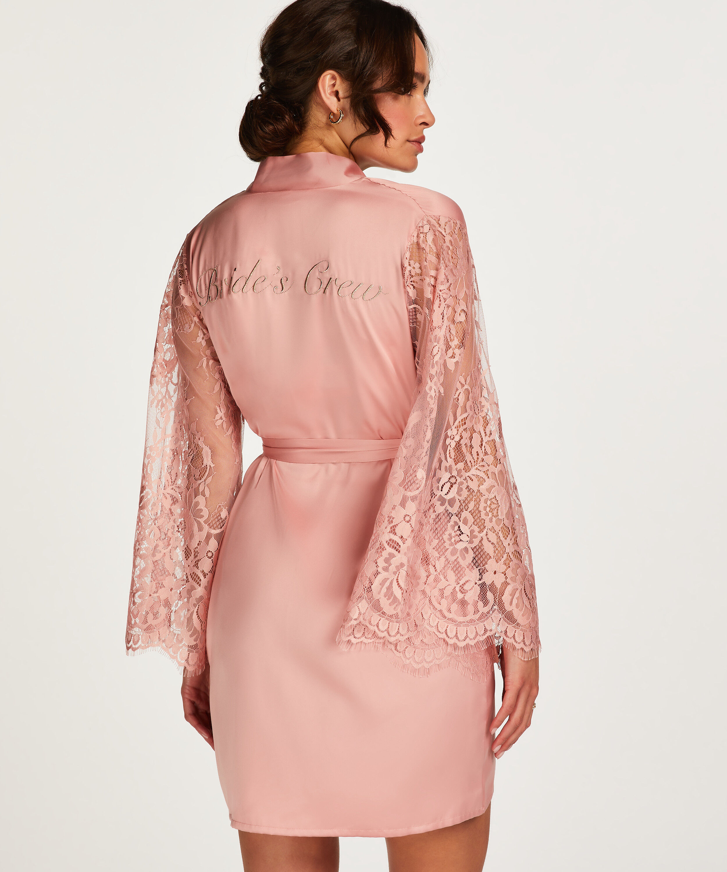 Kimono satin Bridal pour 25 Tous les V tements de Nuit