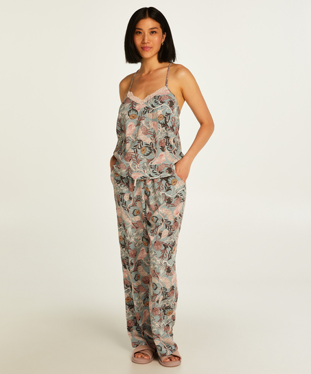 Pantalon de pyjama woven tapered, Gris