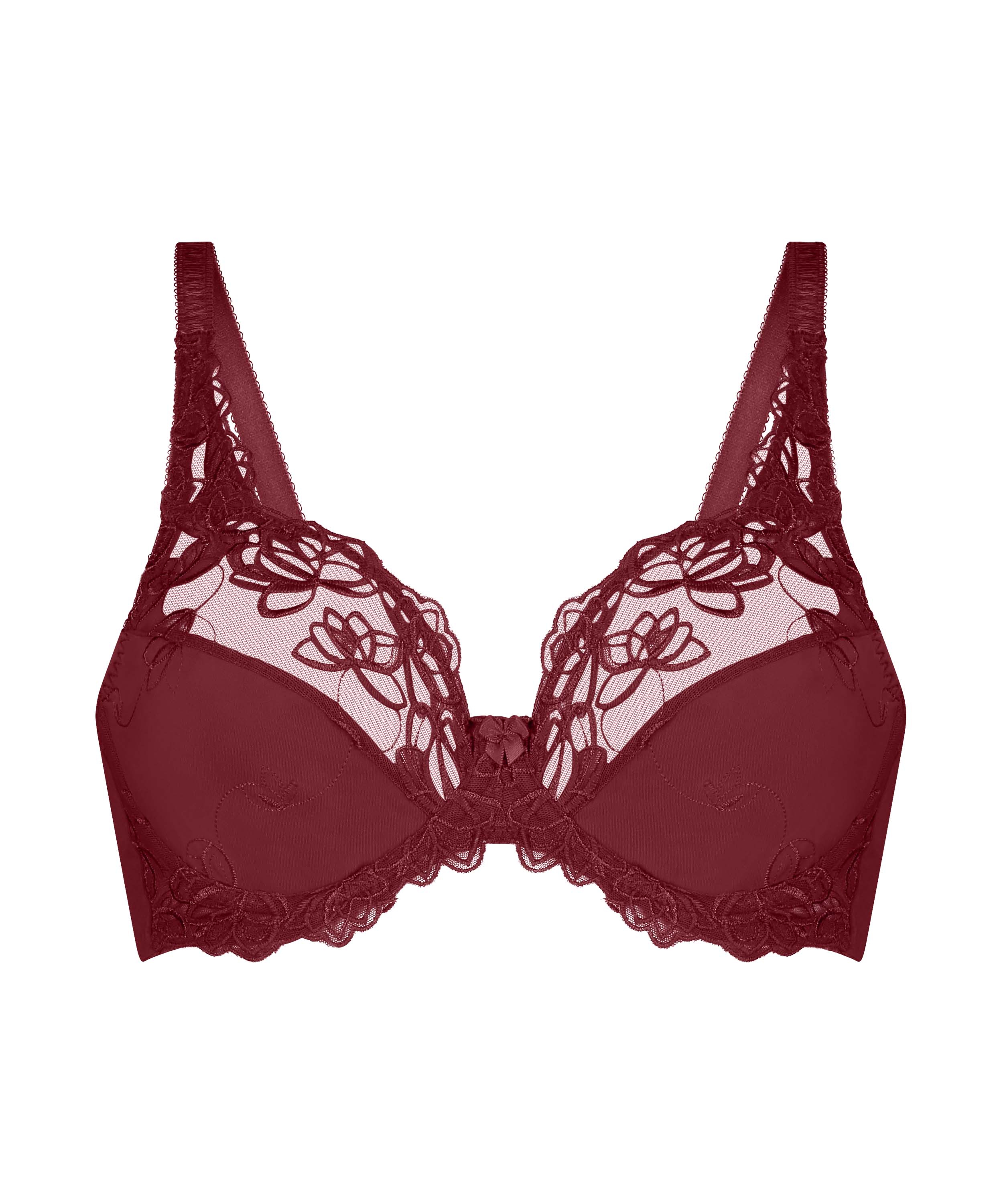 Soutien-gorge à armatures non-préformé Diva, Rouge, main