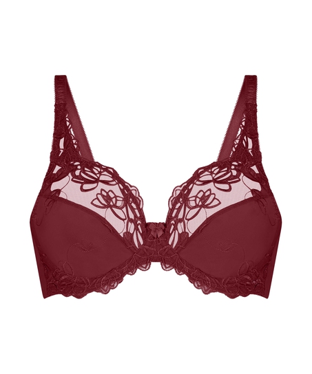 Soutien-gorge à armatures non-préformé Diva, Rouge