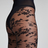 Panty 15 Denier All Over Lace, Zwart