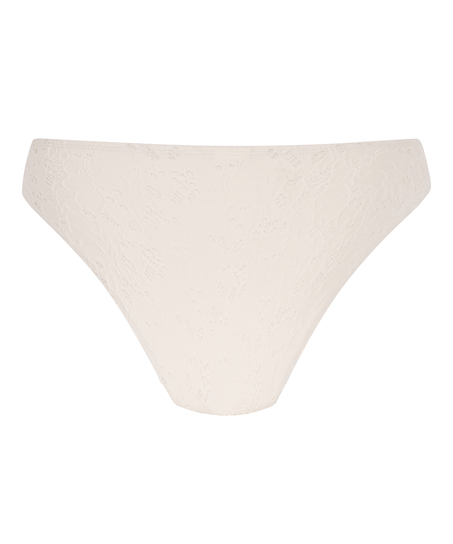 Bas de bikini Crochet, Blanc