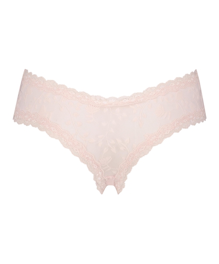 Brazilian V-shape mesh, Roze