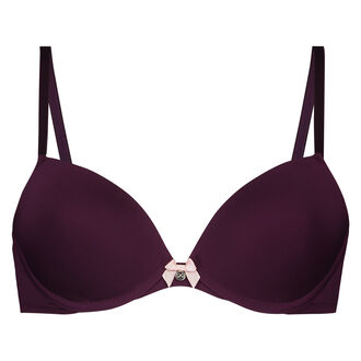 Soutien-gorge &agrave; armatures pr&eacute;form&eacute; Plunge, Pourpre
