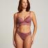 Soutien-gorge préformé sans armatures longline Shiloh, Pourpre