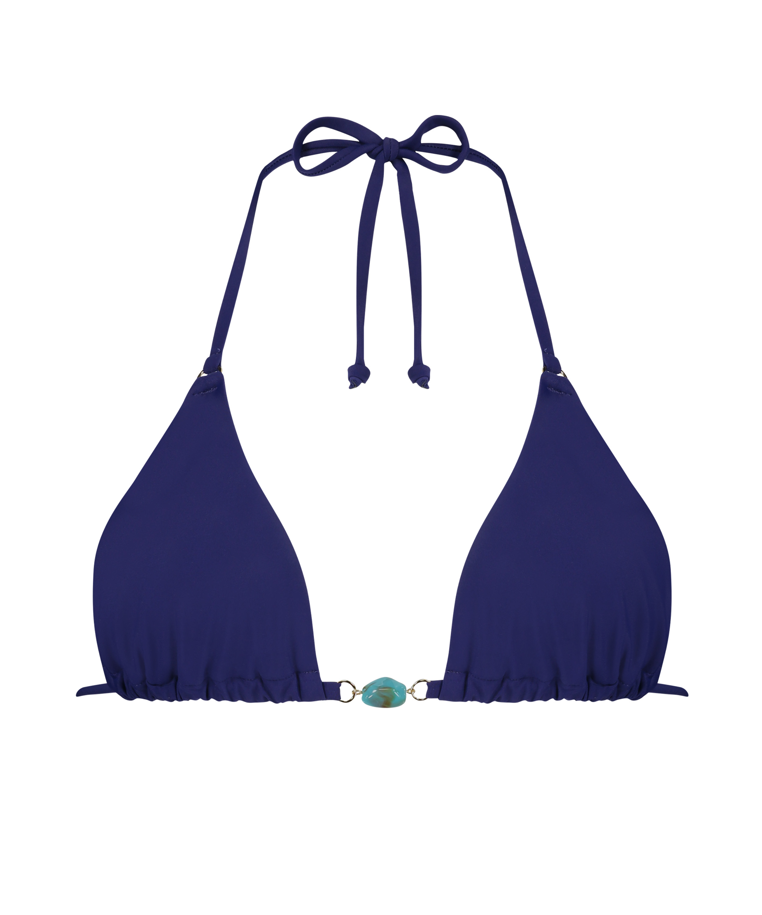 Haut de bikini triangle Doha, Bleu, main