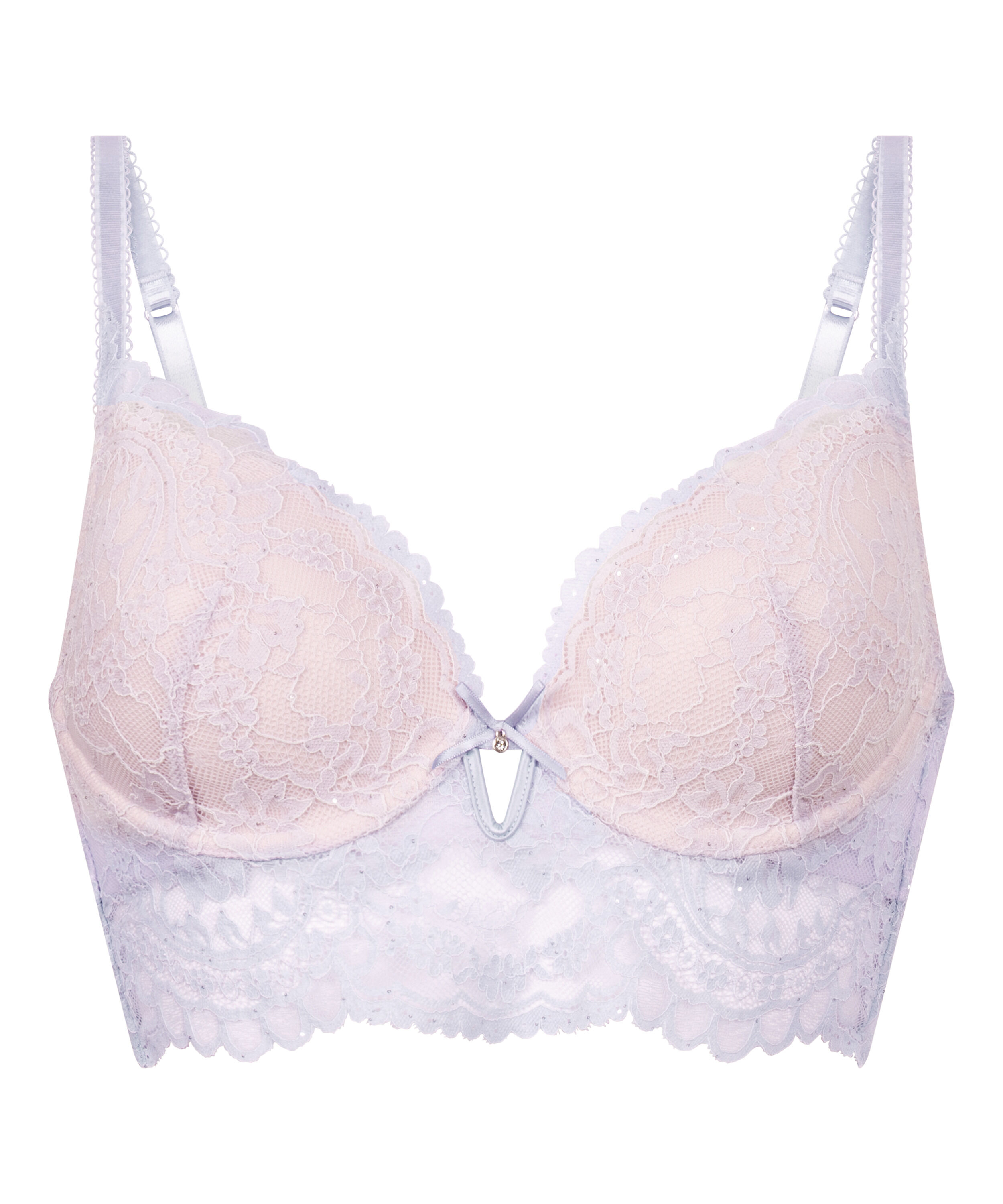 Soutien-gorge &agrave; armatures rembourr&eacute; Isadora, Pourpre