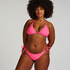 Haut de bikini triangle Hula, Rose