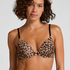 Soutien-gorge &agrave; armatures pr&eacute;form&eacute; Plunge, Brun