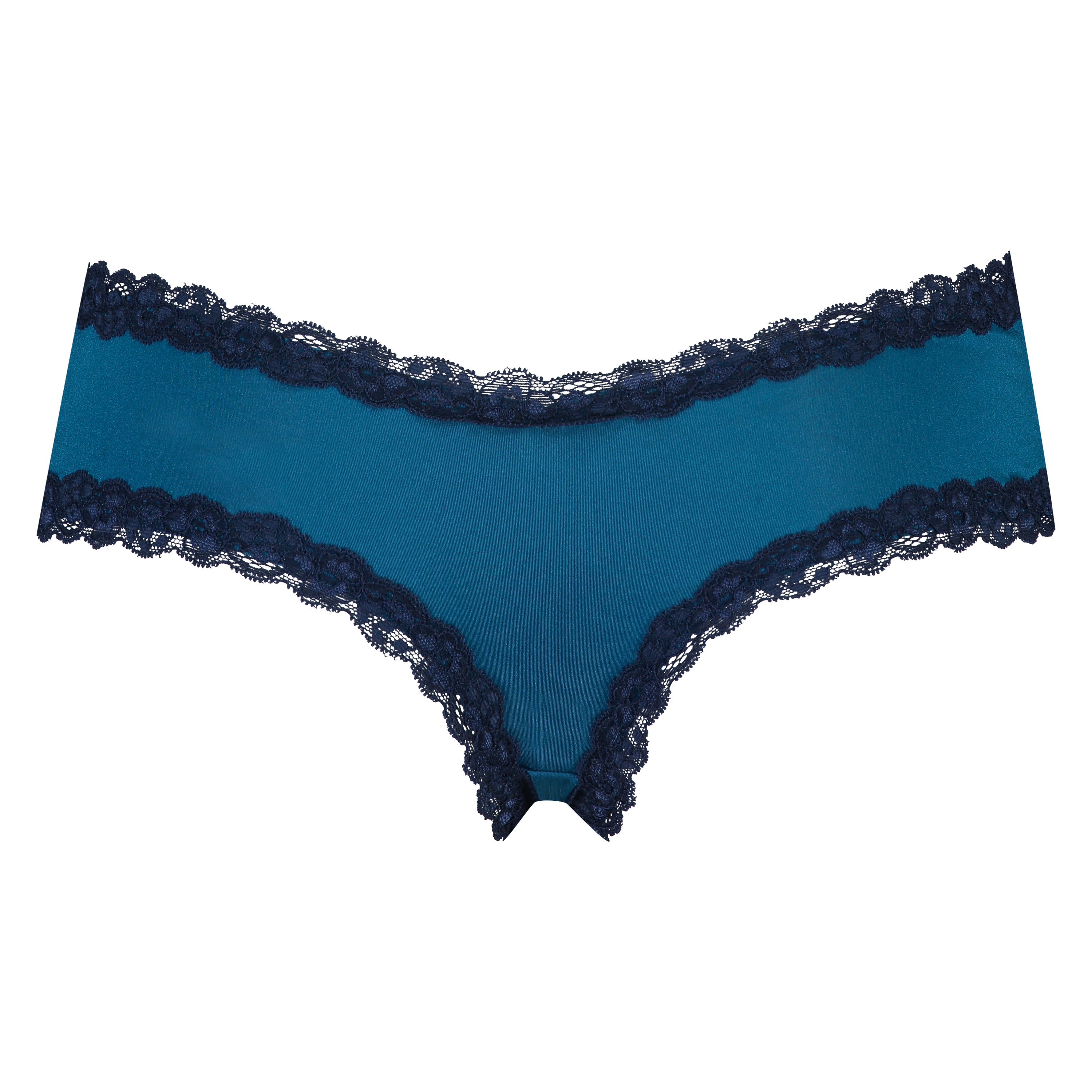 Slip brésilien V-shape micro, Bleu, main