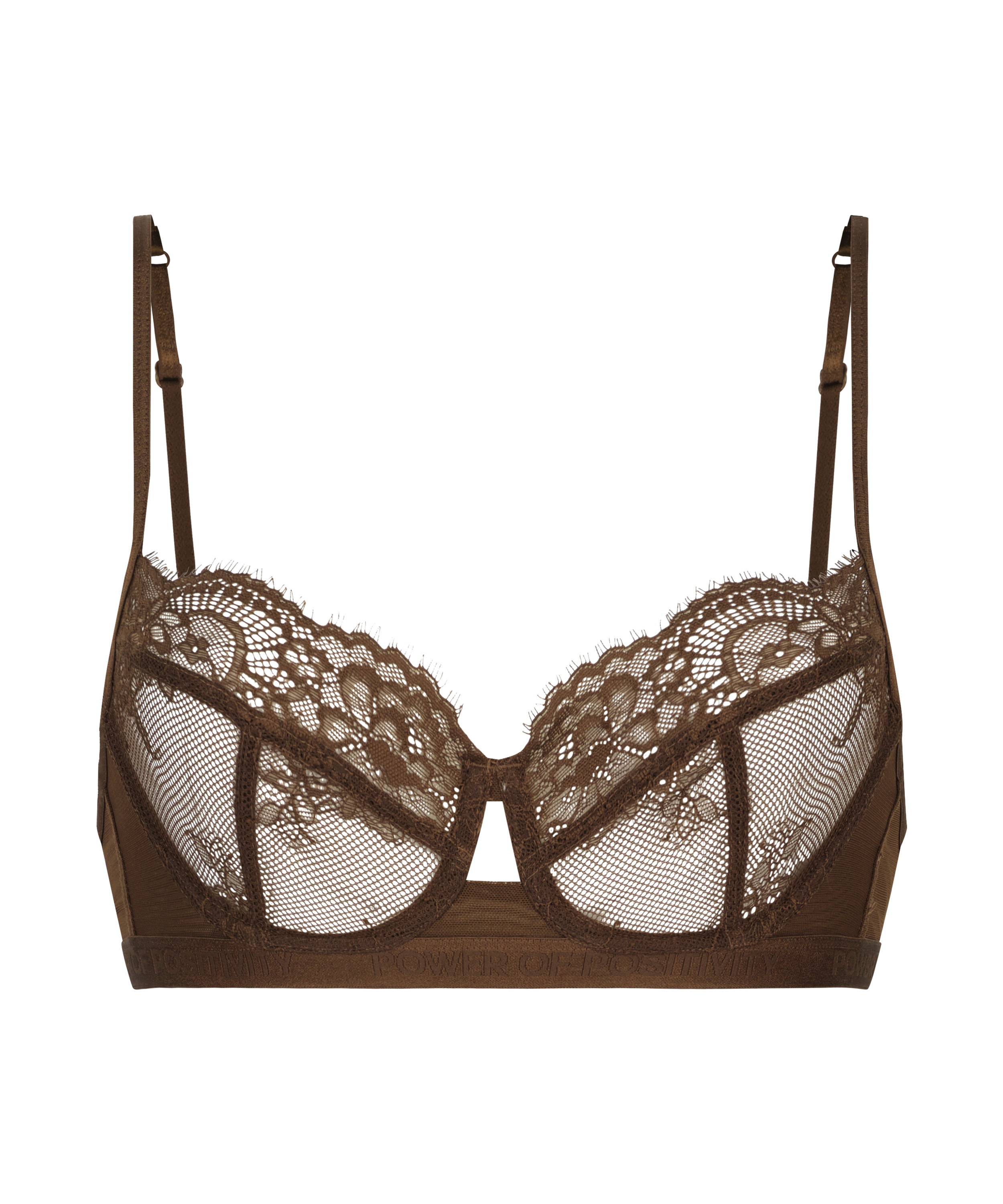 Soutien-gorge &agrave; armatures non-pr&eacute;form&eacute; Honey, Brun, main