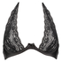 Non-padded underwired bra Jade lace, Noir