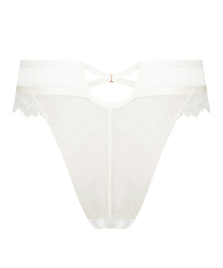 Hoog-uitgesneden brazilian Erika, Wit