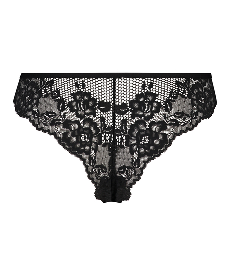 Slip br&eacute;silien Bianca, Noir