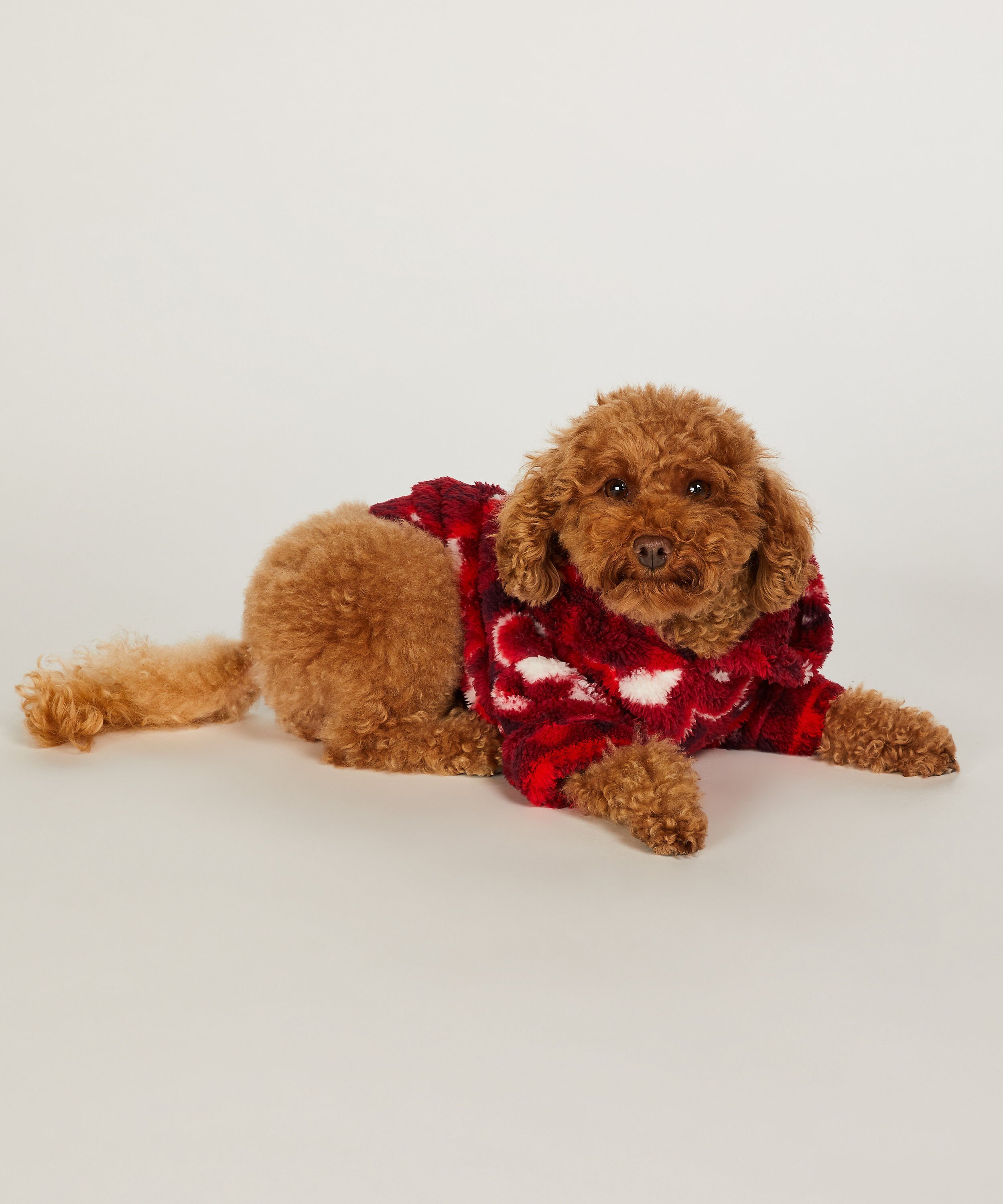 Honden onesie, Rood