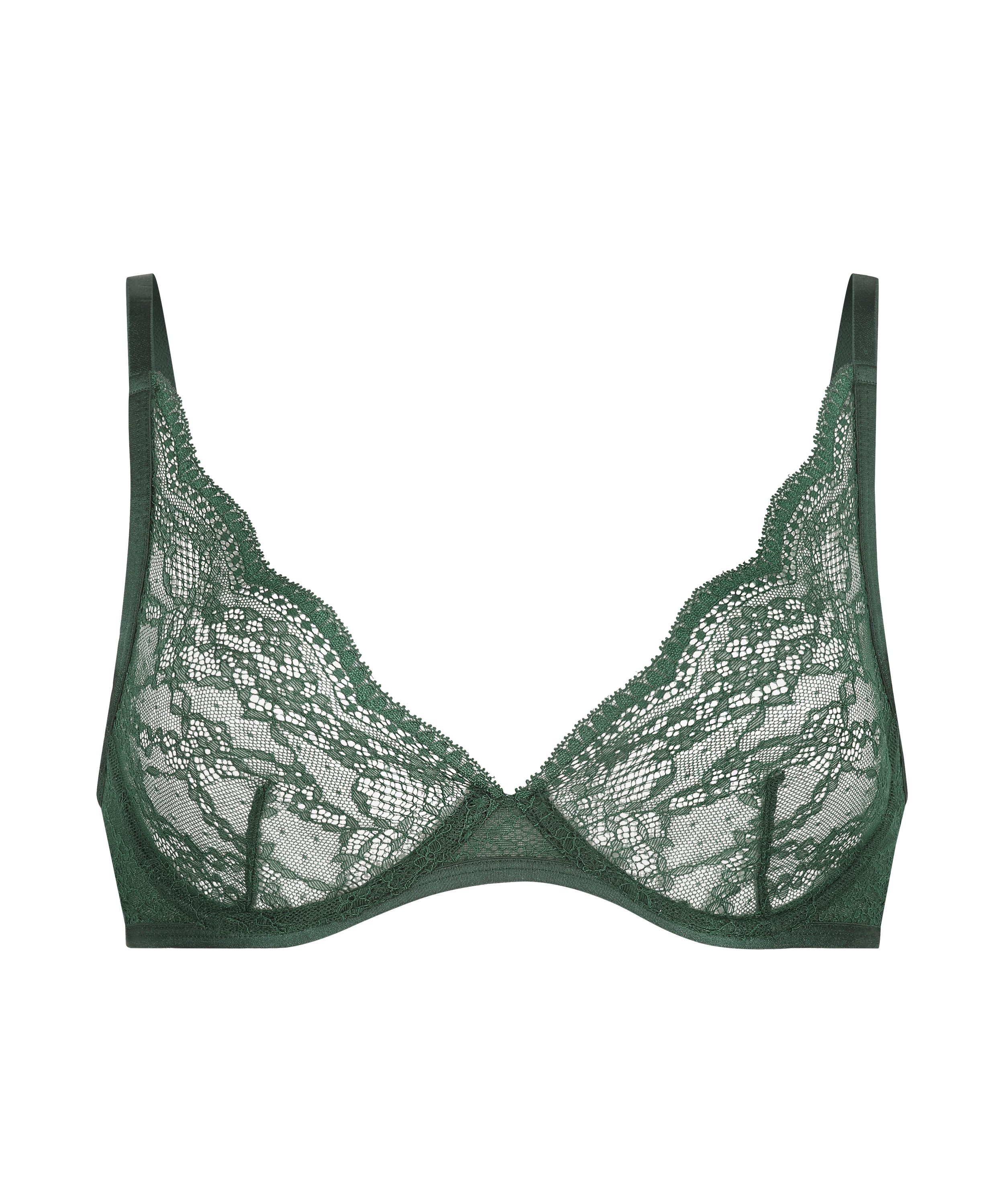 Soutien-gorge &agrave; armatures non-pr&eacute;form&eacute; Isabelle, Vert, main