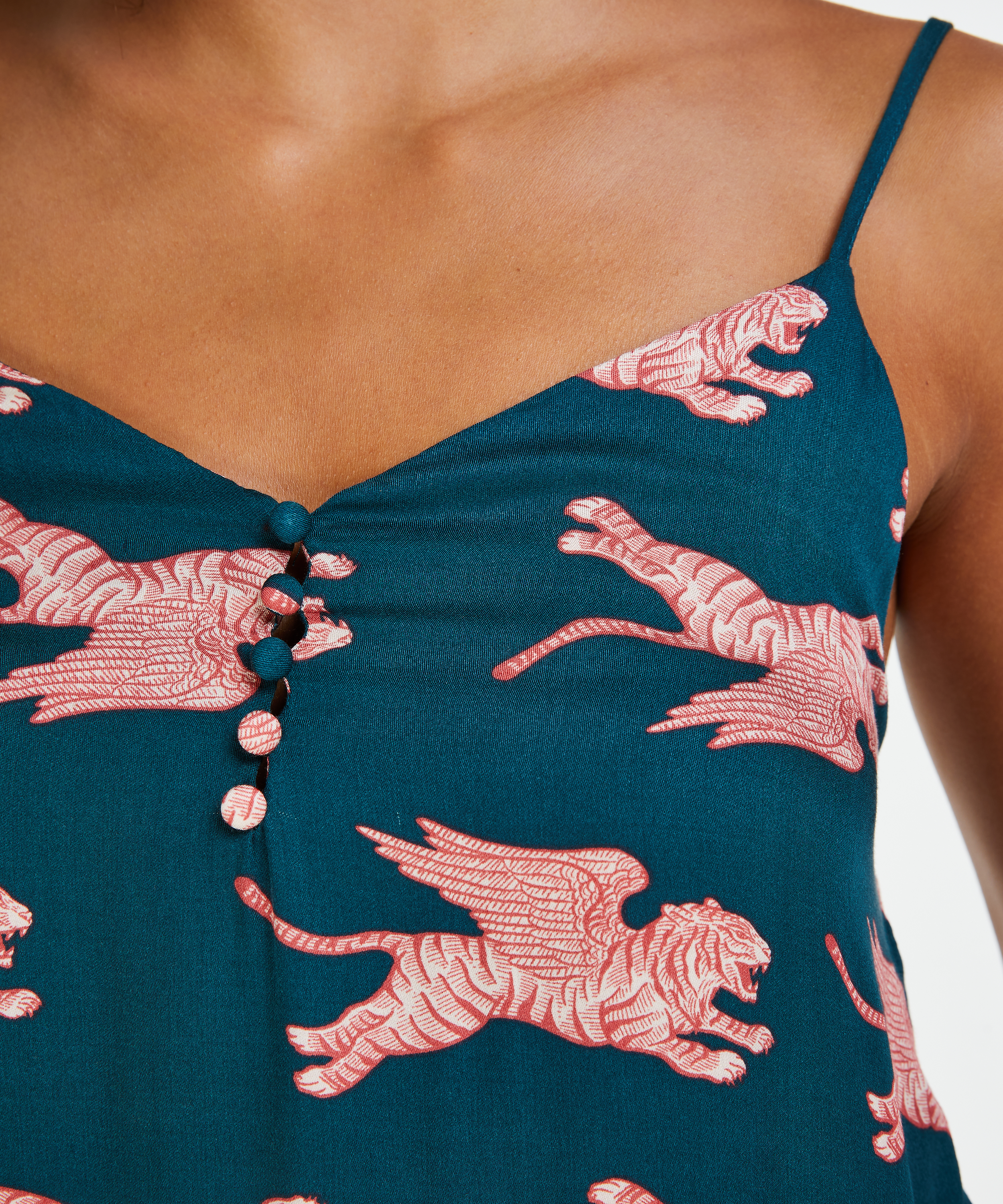 Cami Woven, Blauw, main