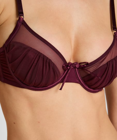 Soutien-gorge &agrave; armatures non-rembourr&eacute; Dulce, Pourpre