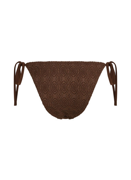 Cheeky Tanga Bikinibroekje Crochet, Bruin