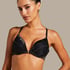Soutien-gorge push-up à armatures préformé Chalice, Noir