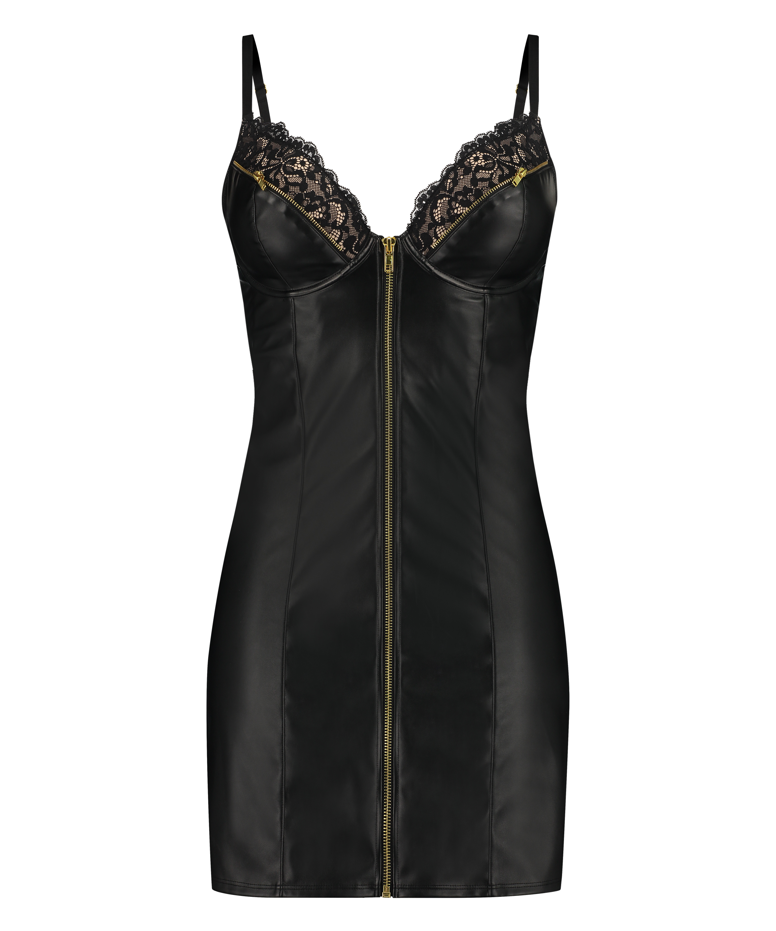 Nuisette préformée à armatures push-up Talia, Noir, main