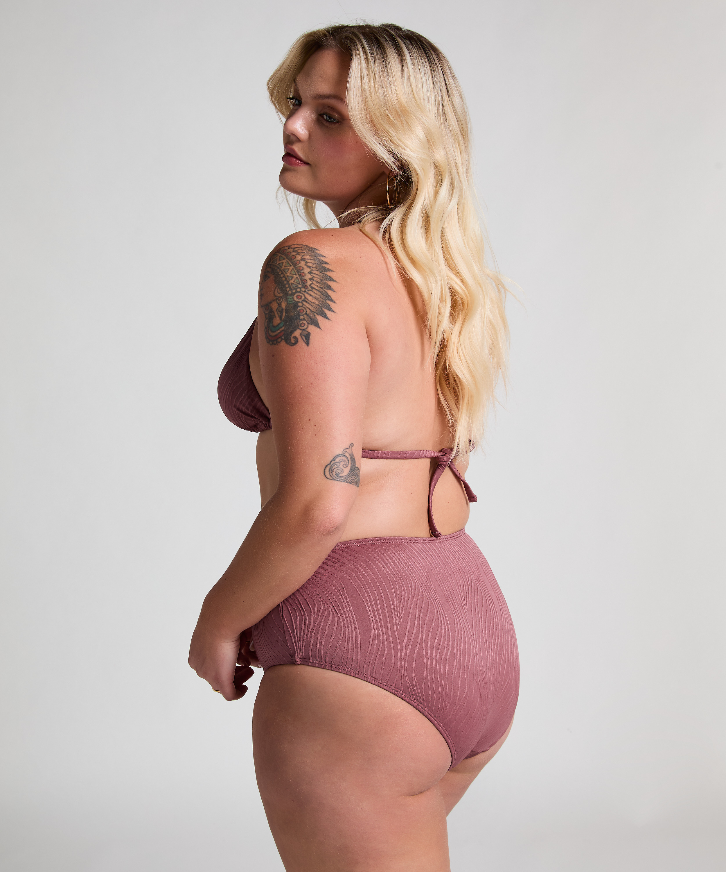 Rio Bikinibroekje met Hoge Taille, Paars, main