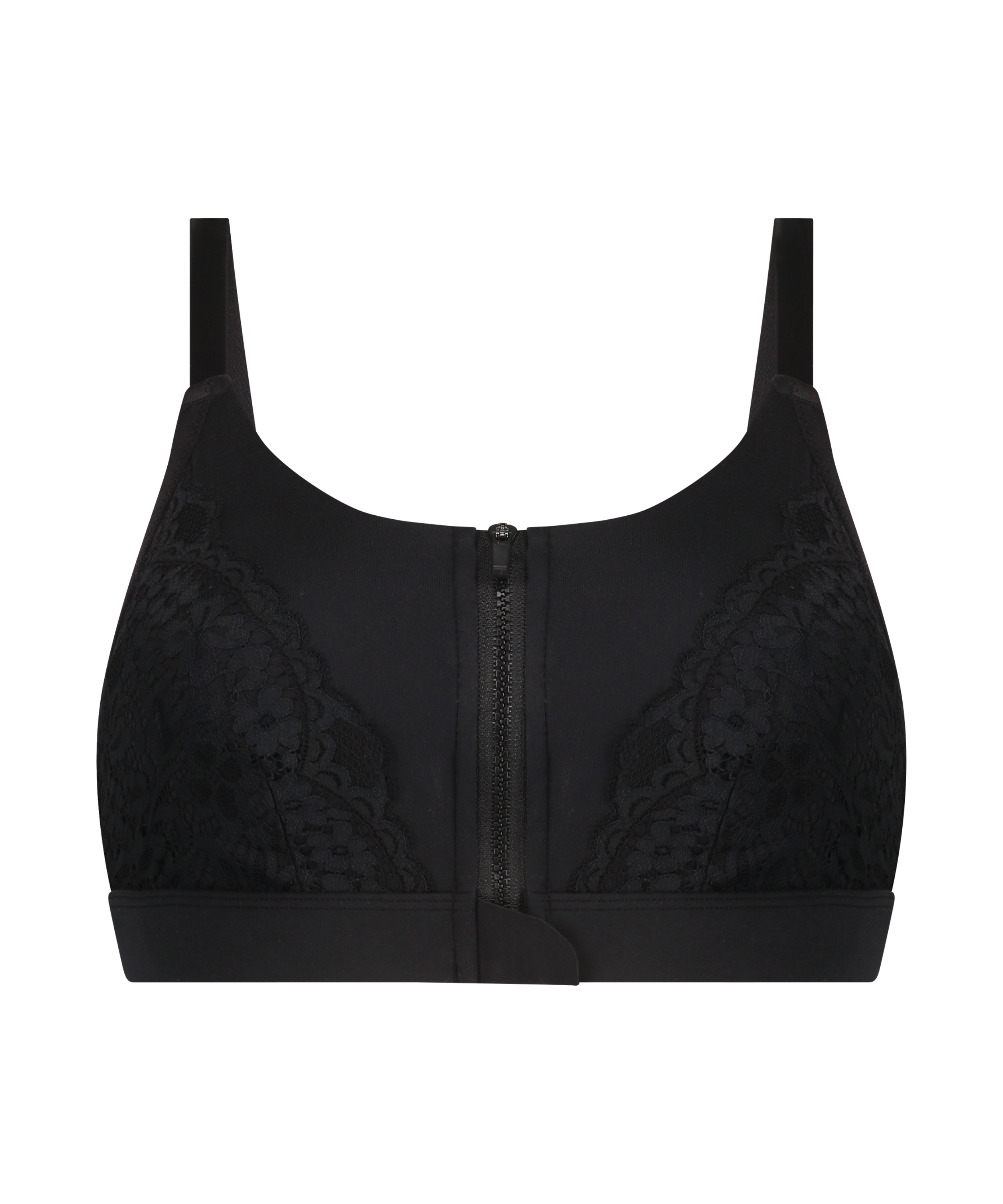 Soutien-gorge proth&eacute;tique sans armature, Noir, main