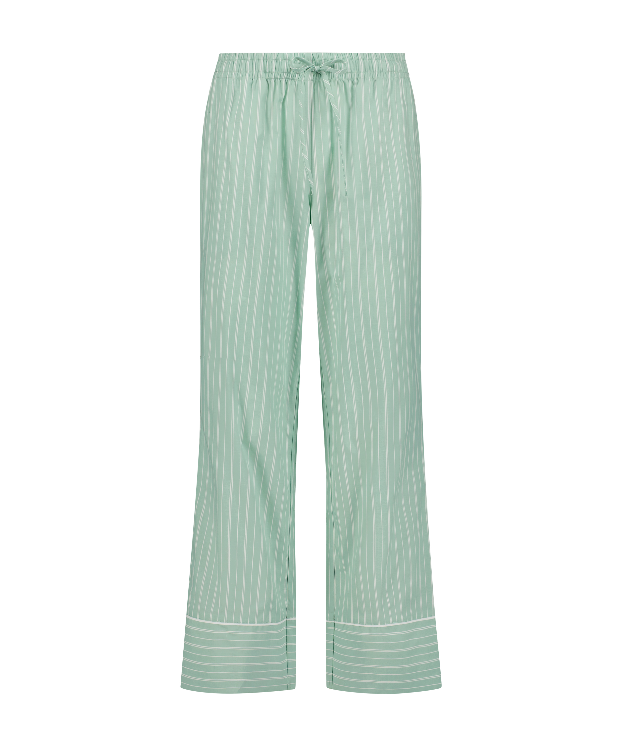 Pantalon de pyjama en Coton, Vert, main
