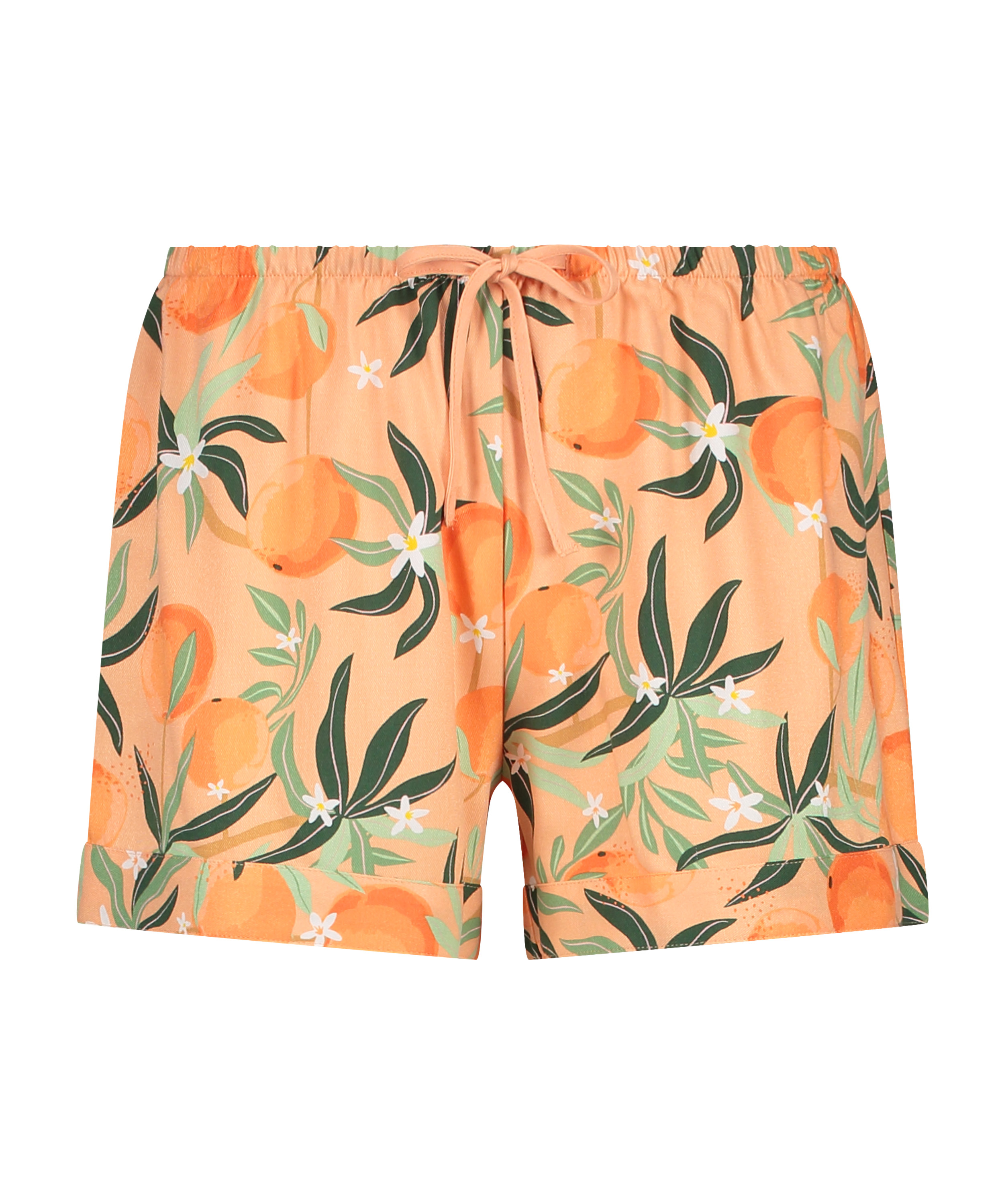 Pyjama shorts, Oranje, main