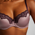 Soutien-gorge à armatures préformé Lace & Shine, Pourpre
