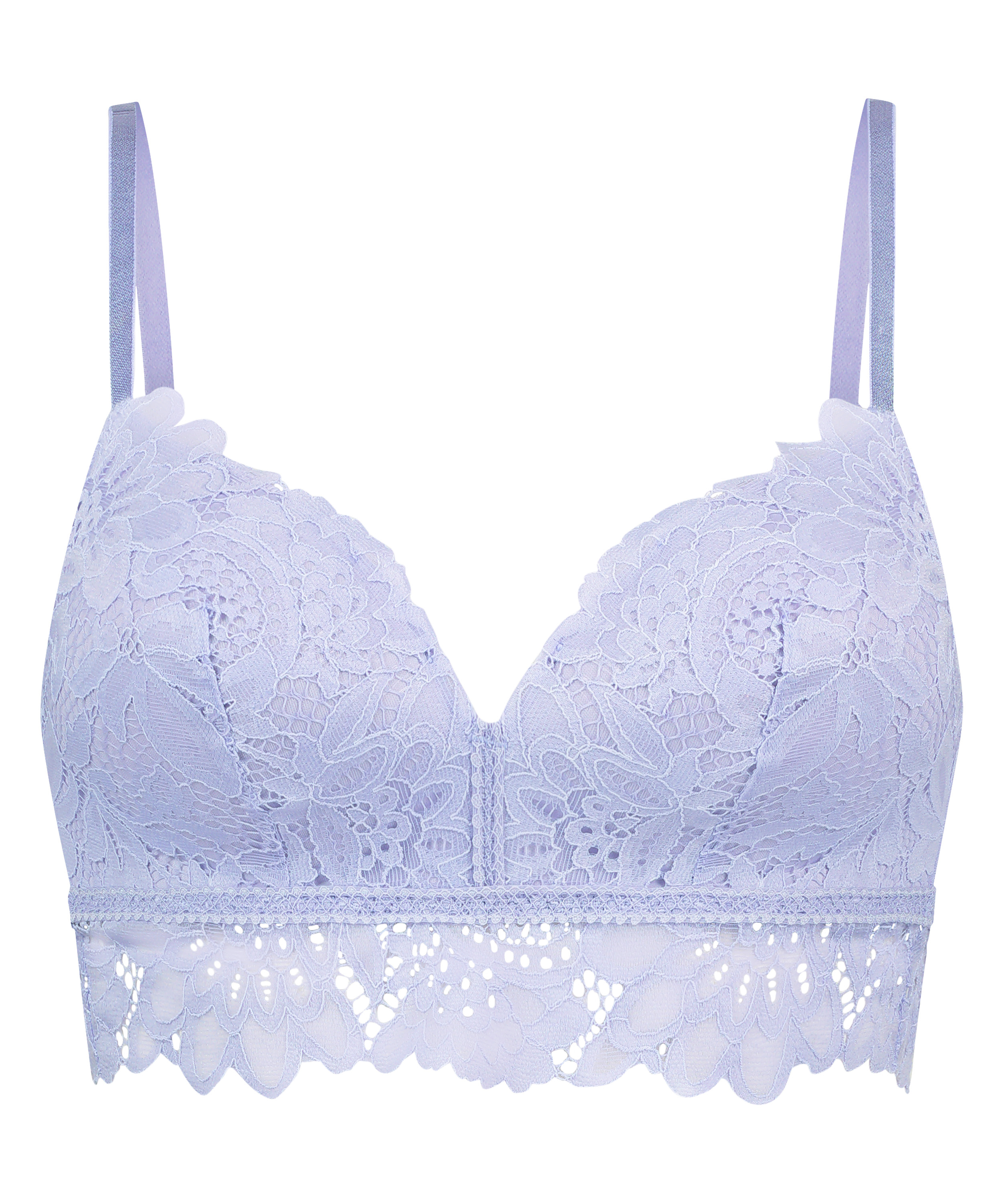 Soutien-gorge préformé sans armatures longline Shiloh, Pourpre, main