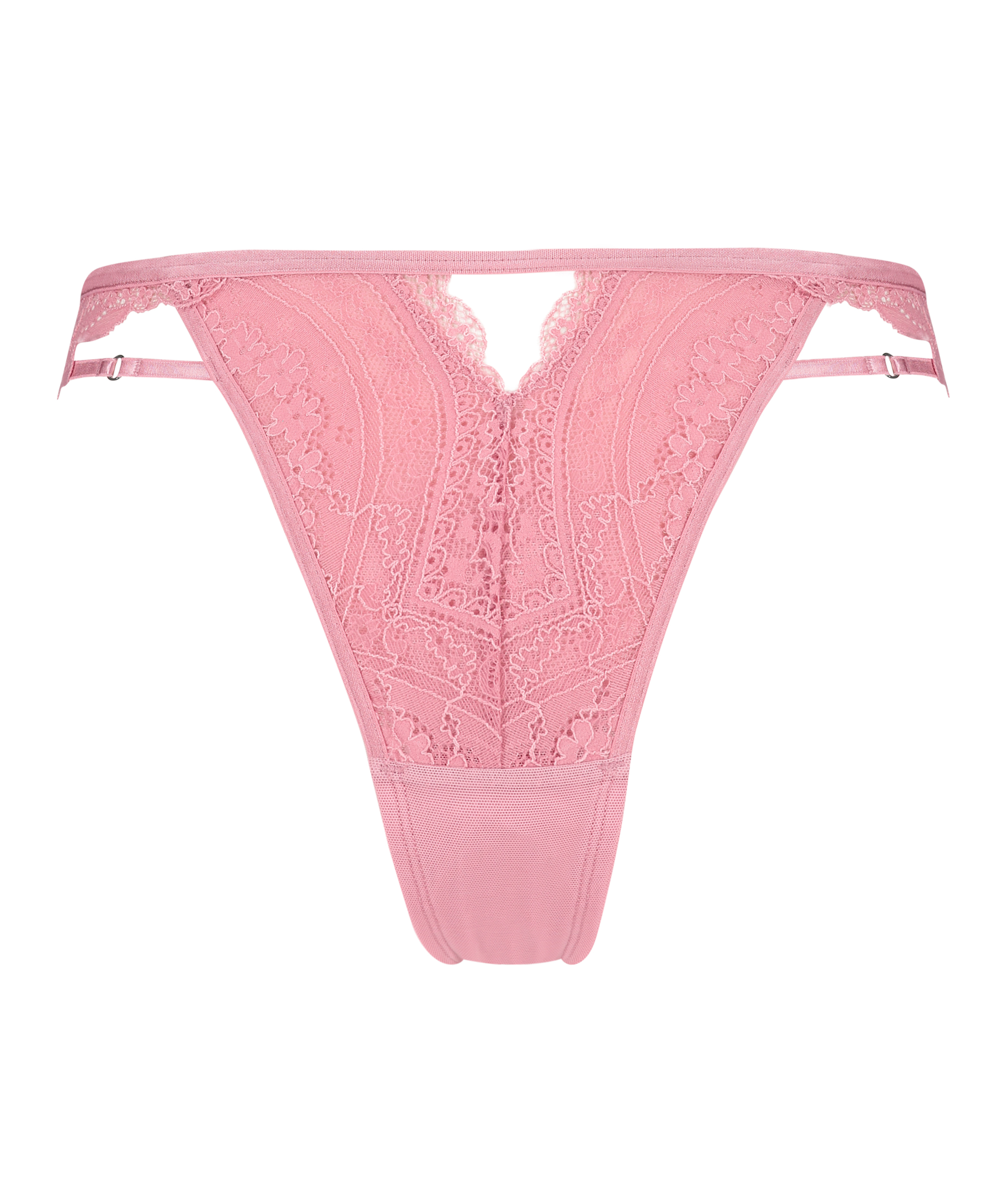 Slip br&eacute;silien &eacute;chancr&eacute; Wies, Rose, main