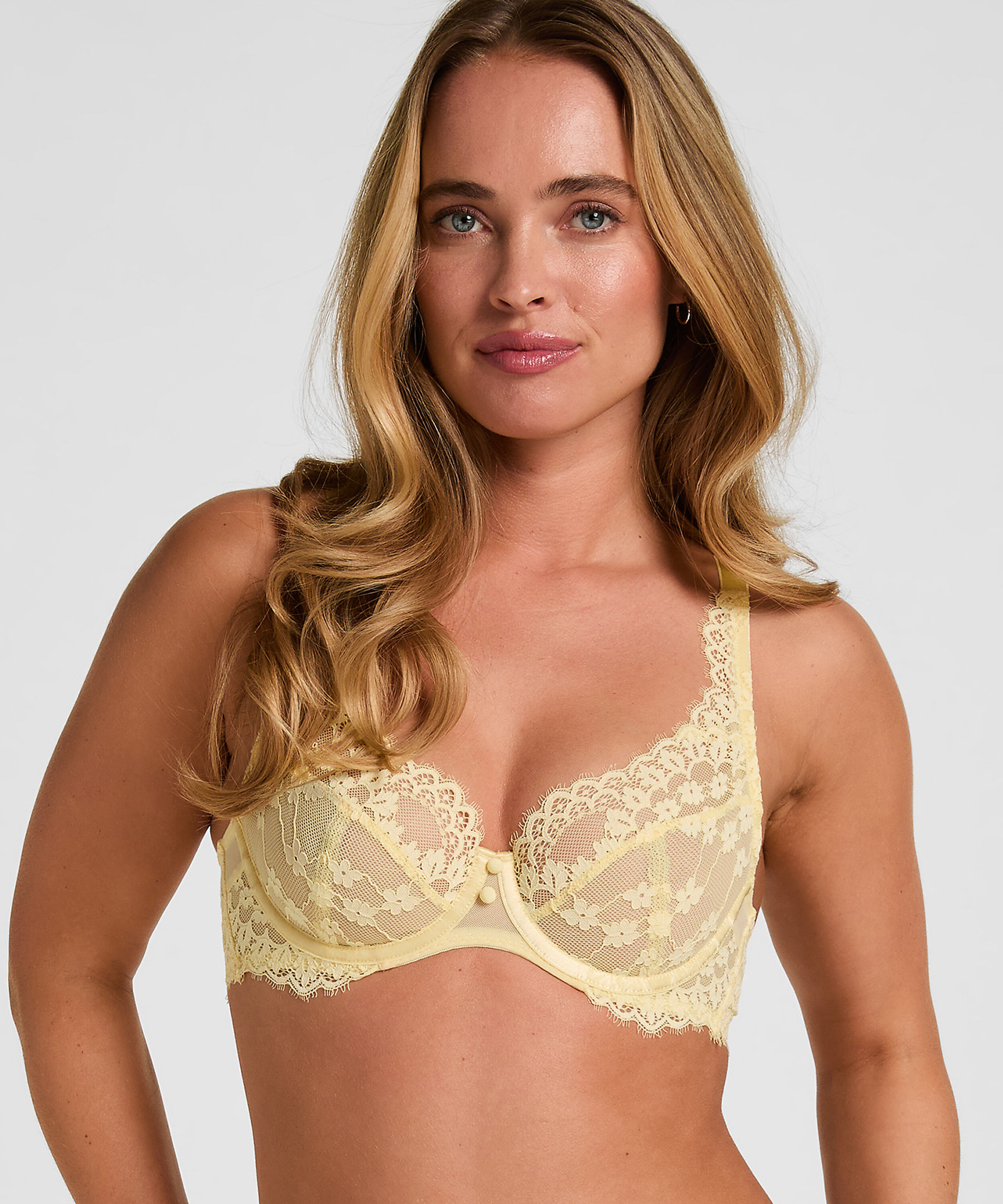 Niet-voorgevormde beugel bh Daisy, Geel Niet-voorgevormde beugel bh Daisy, Geel