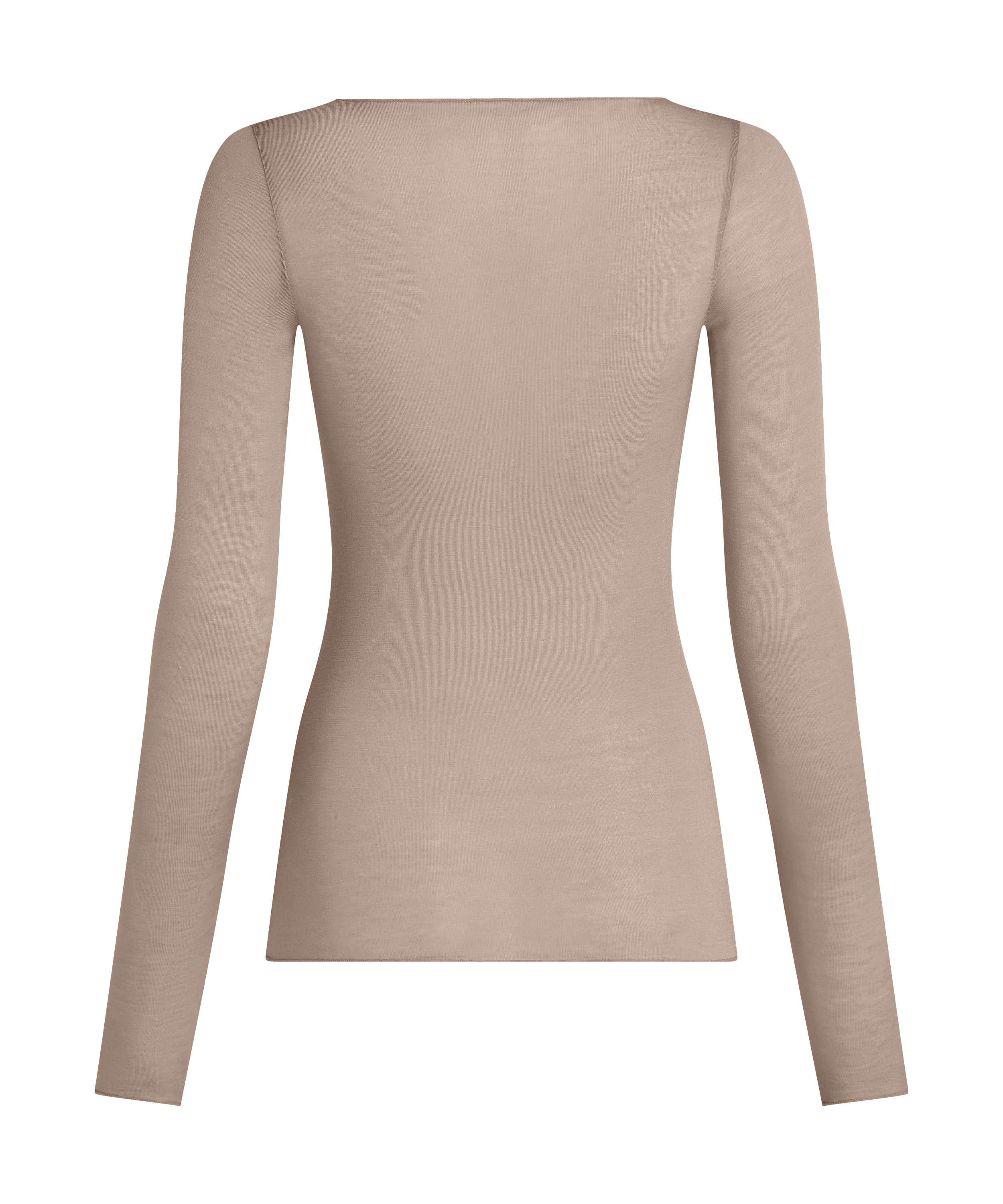 super soft Boothals shirt met Cashmere, Grijs, main