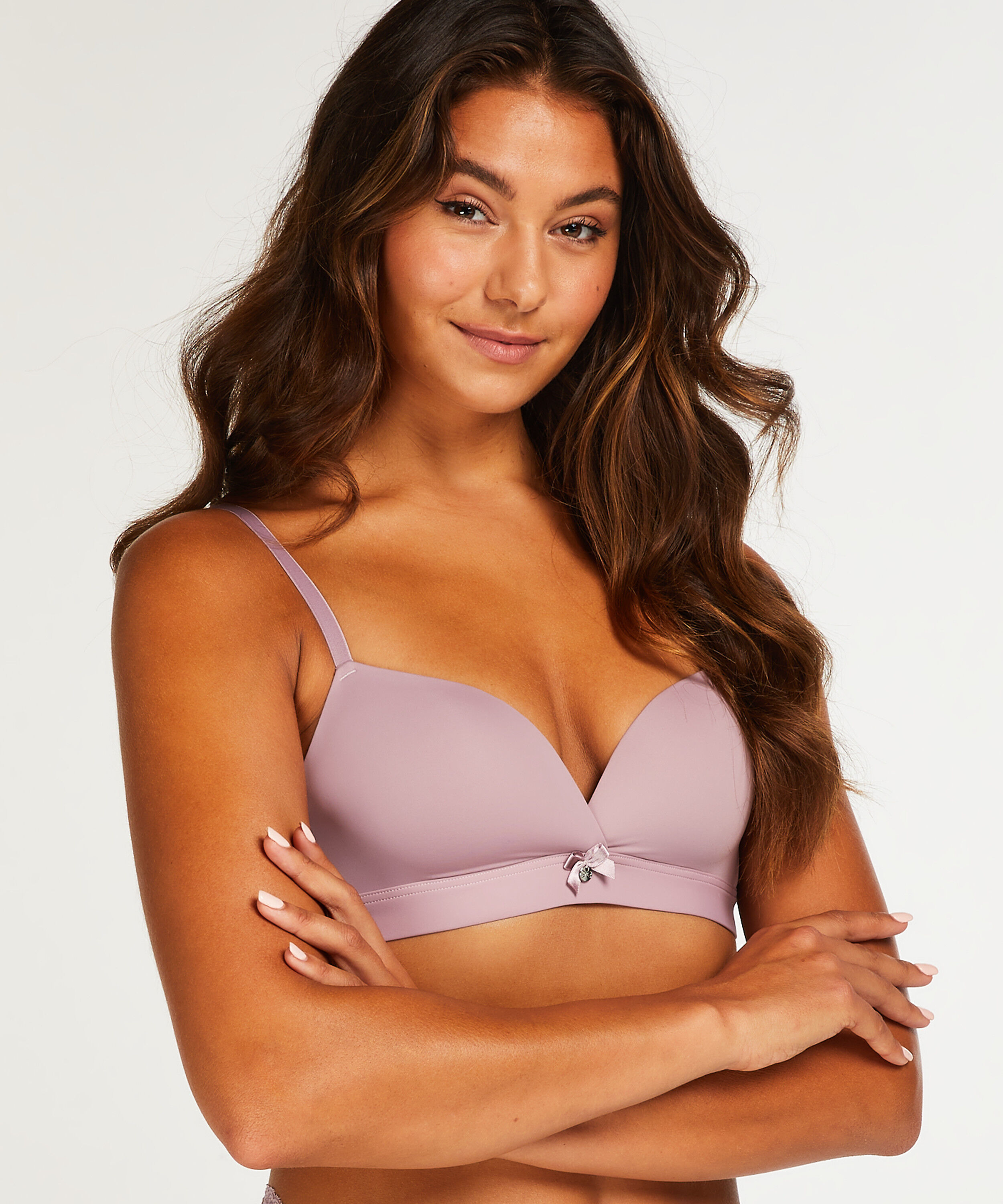 Soutien-gorge sans armature pr&eacute;form&eacute;, Pourpre