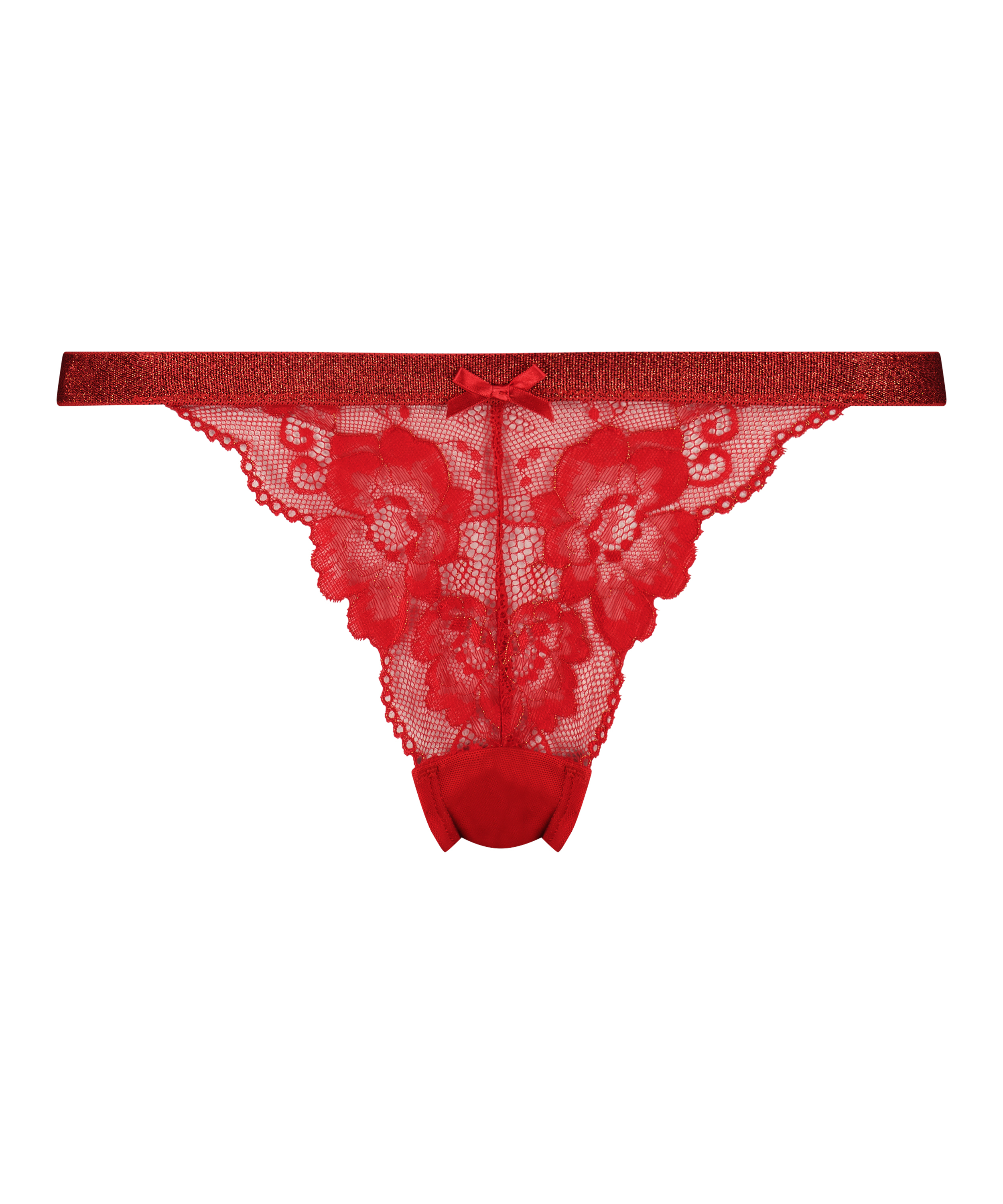 Slip br&eacute;silien Phia, Rouge, main