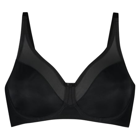 Soutien-gorge à armatures non-préformé minimiseur Nina, Noir
