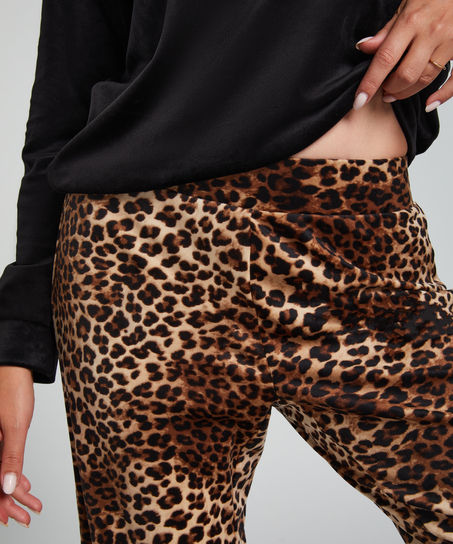 Pyjamaset met tas, Beige