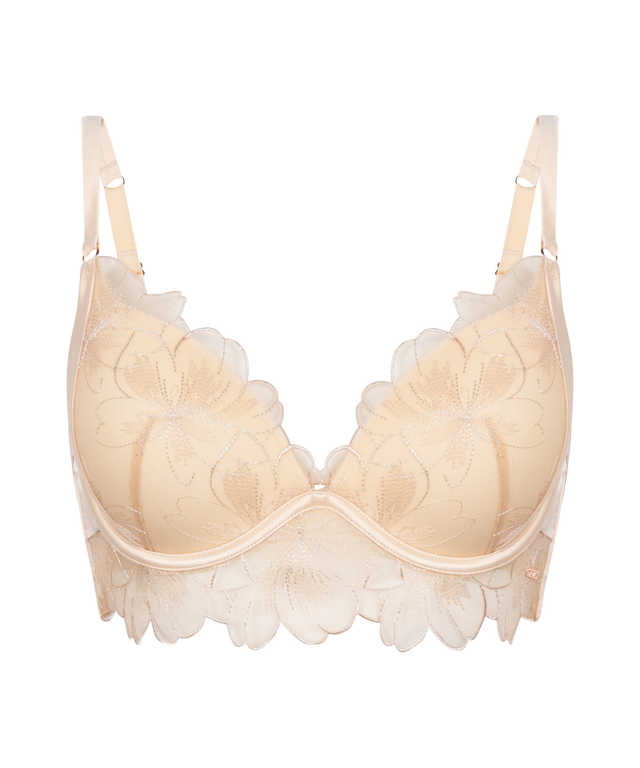 Soutien-gorge à armatures push-up préformé Emilia, Jaune, main