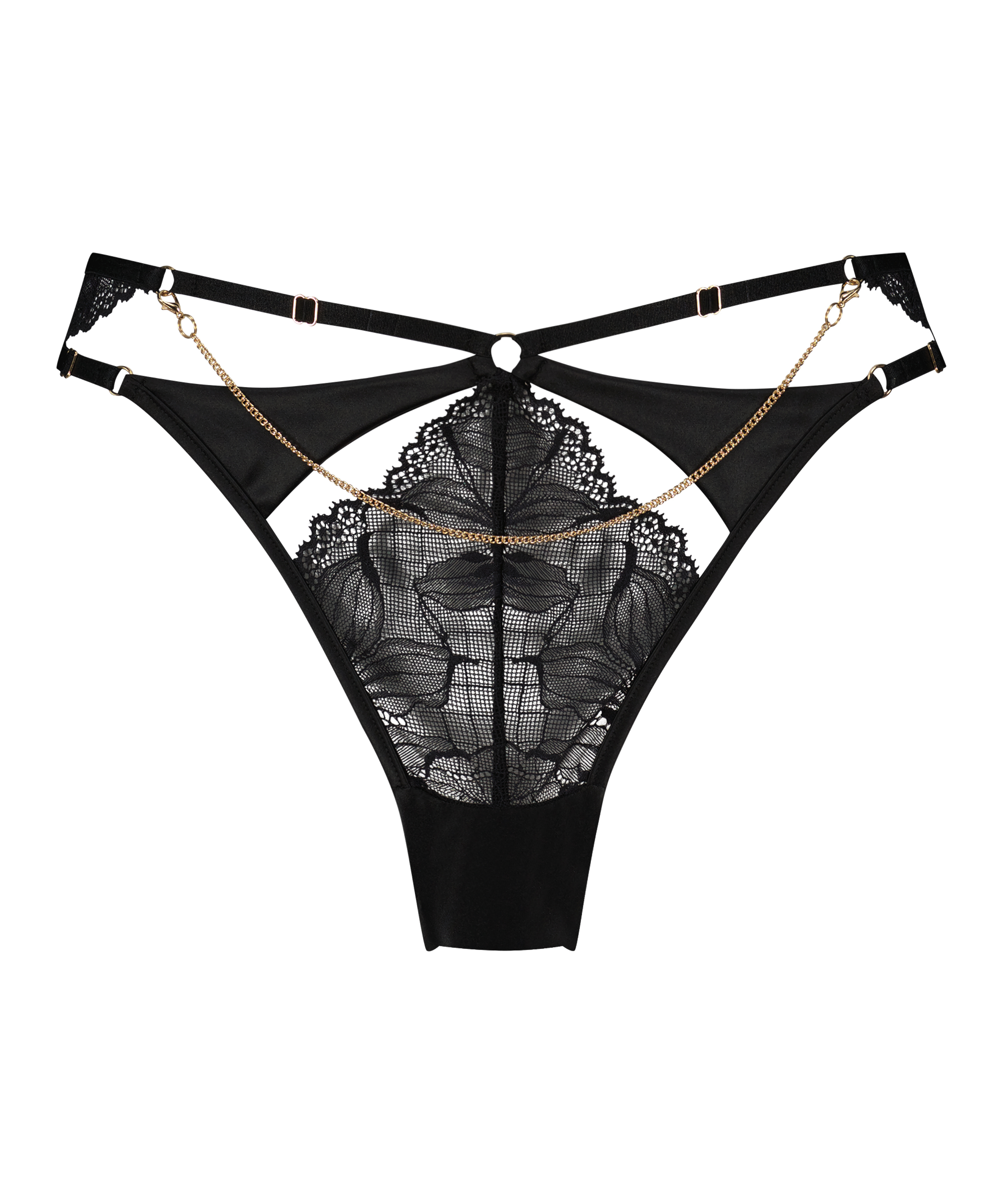 Slip br&eacute;silien Chayna, Noir, main